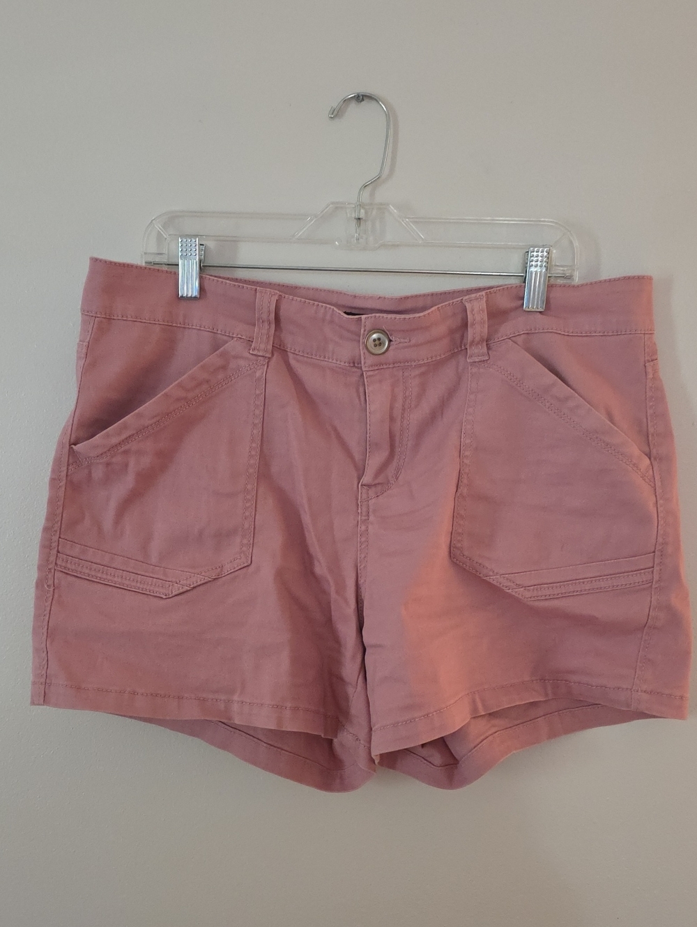 UNIONBAY Dusty Pink Cotton Bermuda Shorts